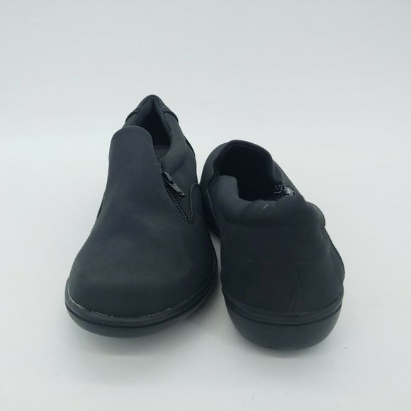 Soft Style By Hush Puppies Womens Joella Slip On Shoes‎ Black Zip Round Toe 7.5M - Picture 3 of 10